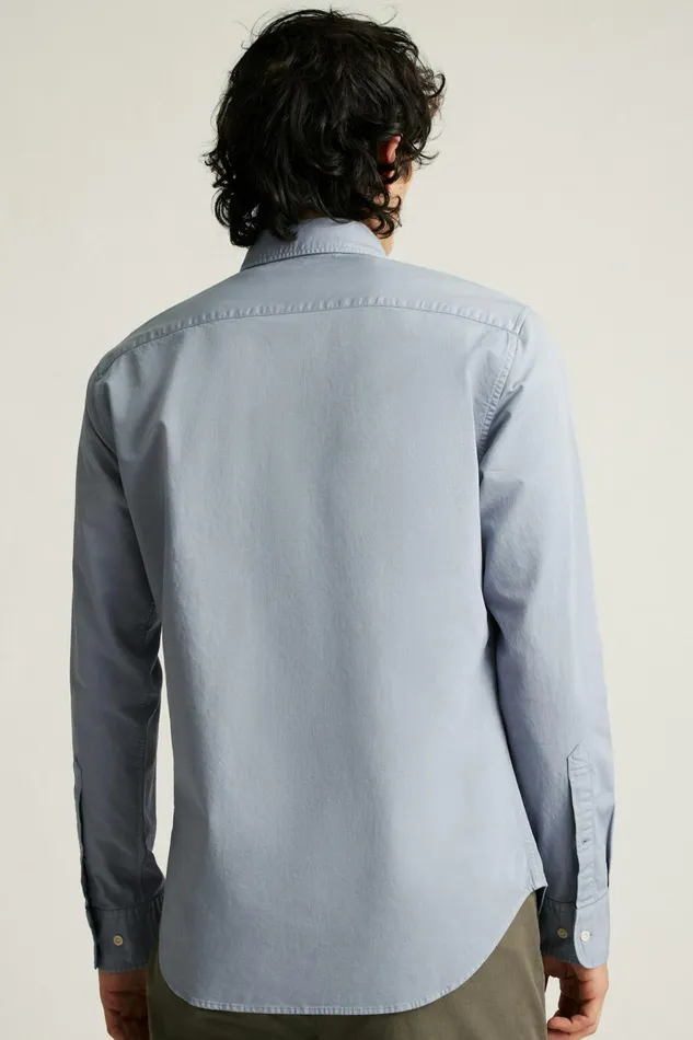 Men Casual Shirts Bonobos Everyday Bedford Shirt Dusty Blue
