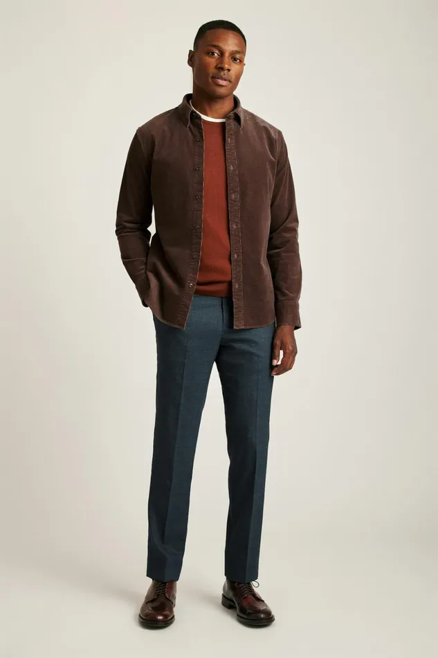 Men Casual Shirts Bonobos Everyday Corduroy Shirt Hot Fudge