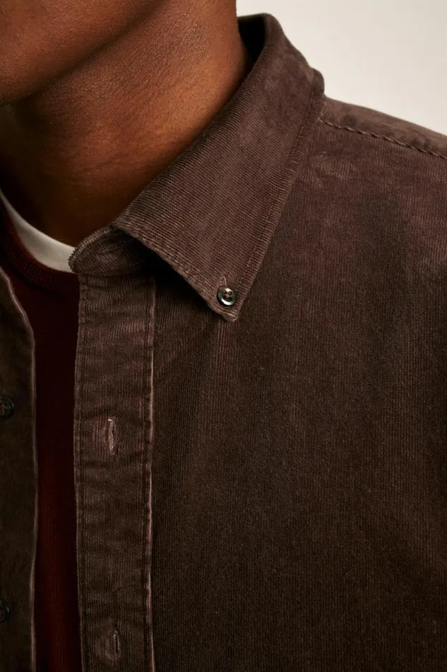 Men Casual Shirts Bonobos Everyday Corduroy Shirt Hot Fudge