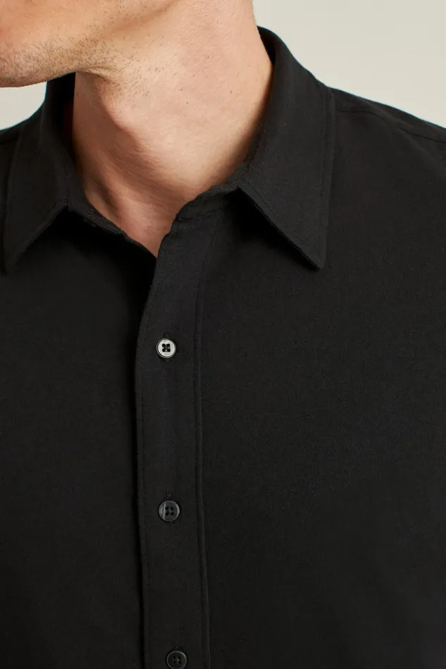Men Casual Shirts Bonobos Jersey Everyday Shirt Black