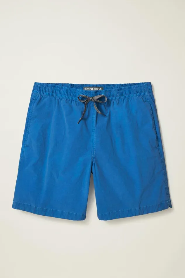 Men Casual Shorts Bonobos Anywhere Short EWaist Blue Magic
