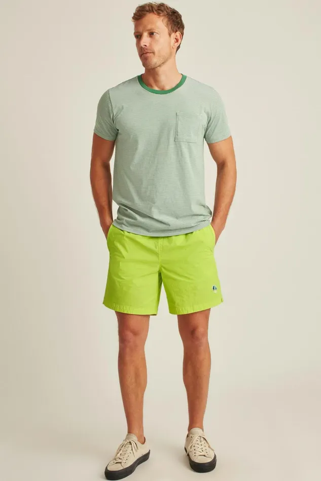 Men Casual Shorts Bonobos Anywhere Short EWaist Neon Fish Skate