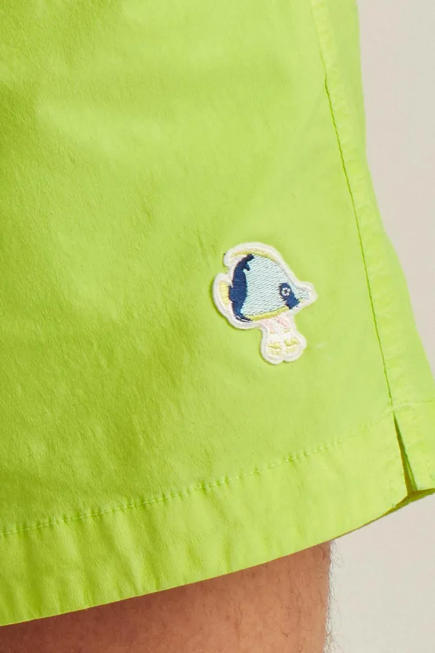Men Casual Shorts Bonobos Anywhere Short EWaist Neon Fish Skate