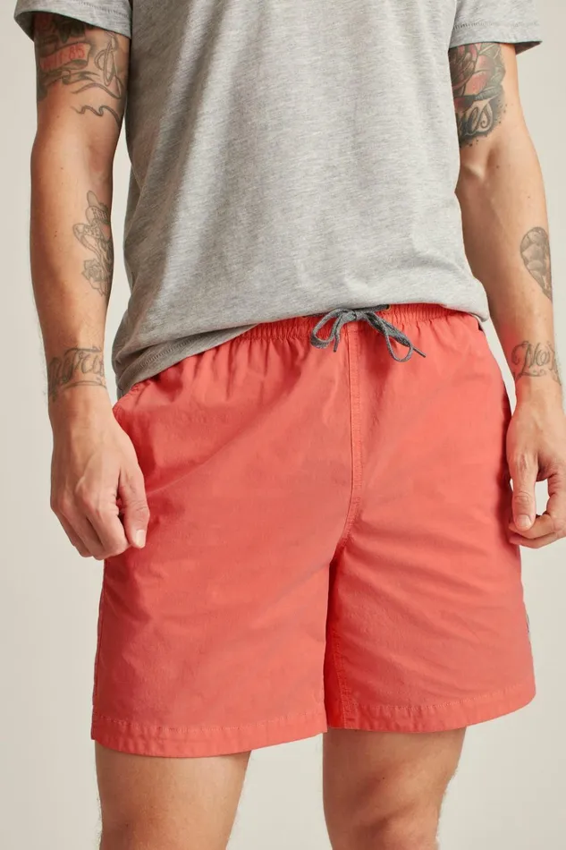 Men Casual Shorts Bonobos Anywhere Short EWaist Pink Fish Skate