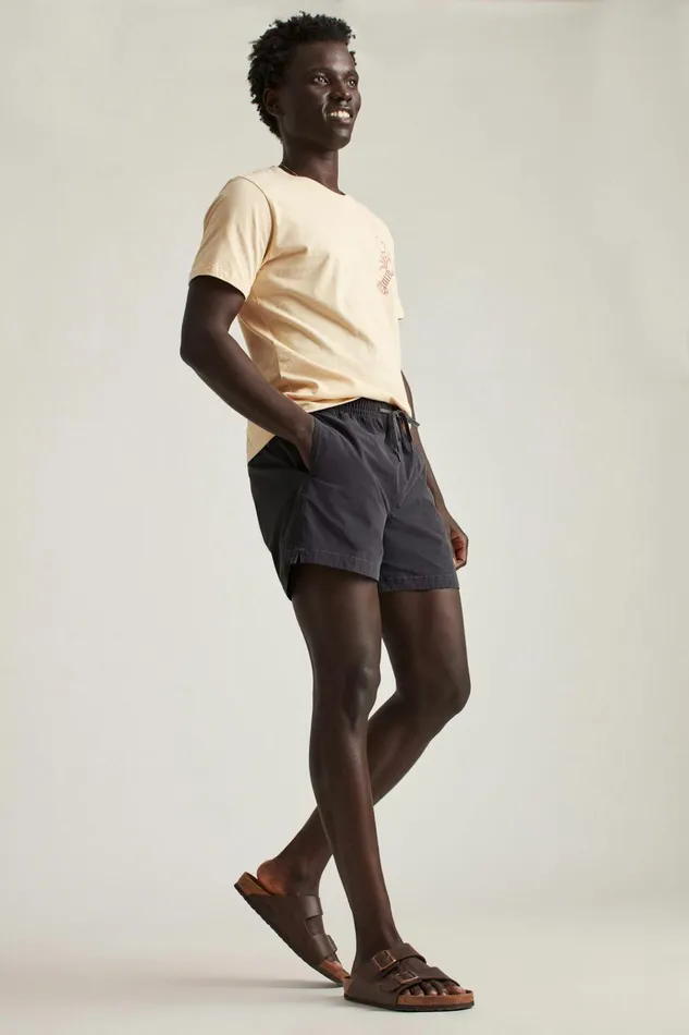 Men Casual Shorts Bonobos Anywhere Short EWaist Washed Black