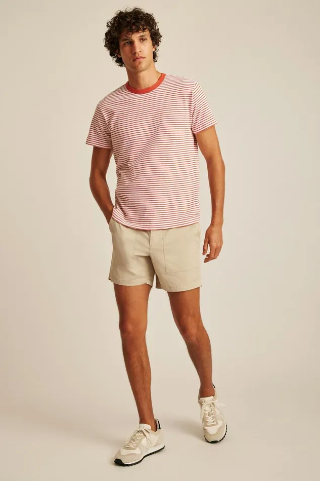 Men Casual Shorts Bonobos Lightweight Travel Short Rye Fields