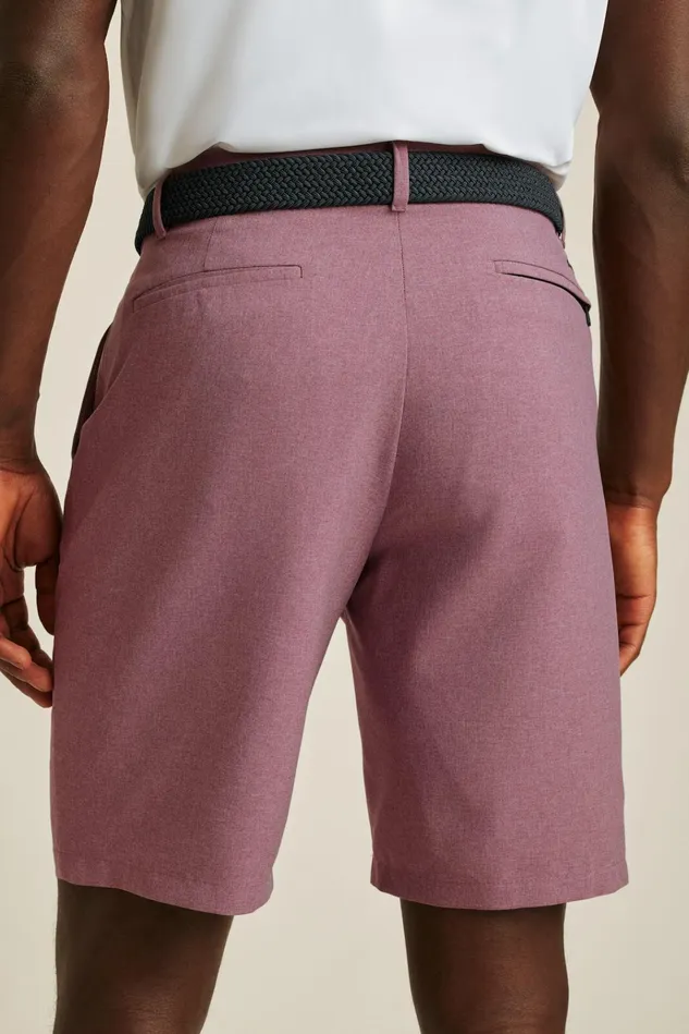 Men Casual Shorts Bonobos Performance Link Shorts Crushed Heather Violet