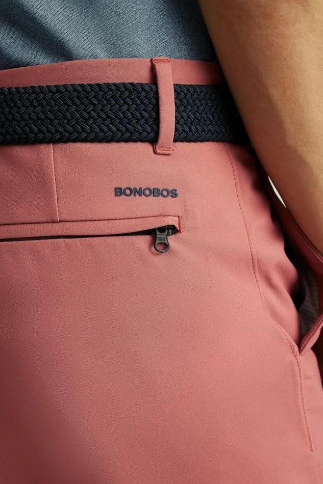 Men Casual Shorts Bonobos Performance Link Shorts Withered Rose