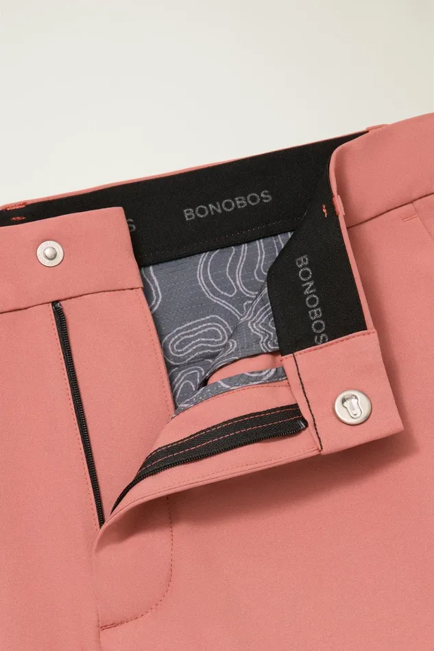 Men Casual Shorts Bonobos Performance Link Shorts Withered Rose