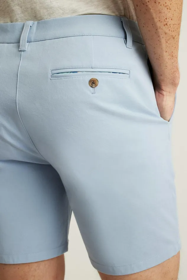 Men Casual Shorts Bonobos The Chino Short 20 Dusty Blue