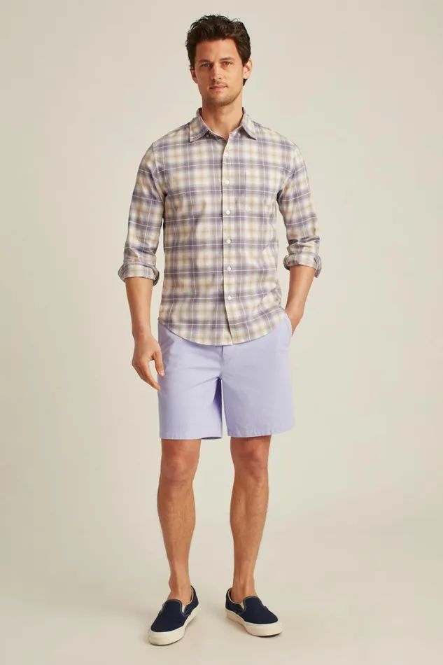 Men Casual Shorts Bonobos The Chino Short 20 Grape Ice