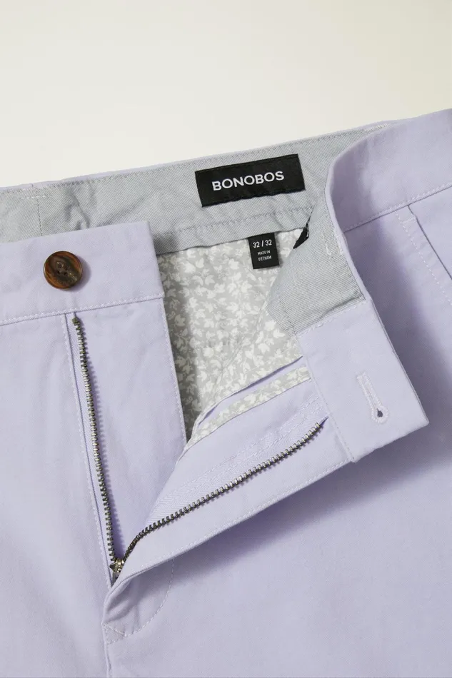 Men Casual Shorts Bonobos The Chino Short 20 Grape Ice