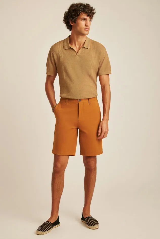 Men Casual Shorts Bonobos The Chino Short 20 Sugar Almond