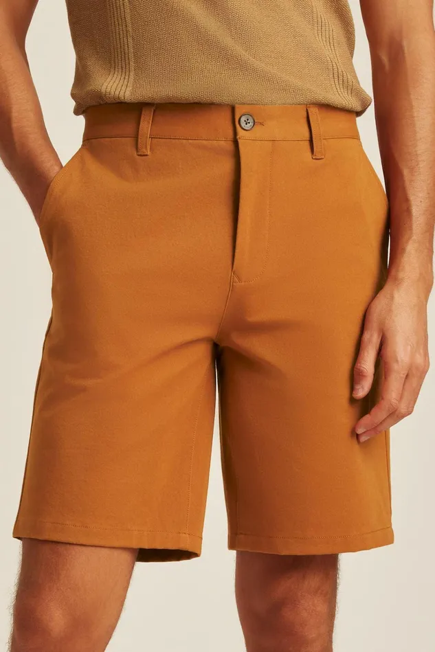 Men Casual Shorts Bonobos The Chino Short 20 Sugar Almond