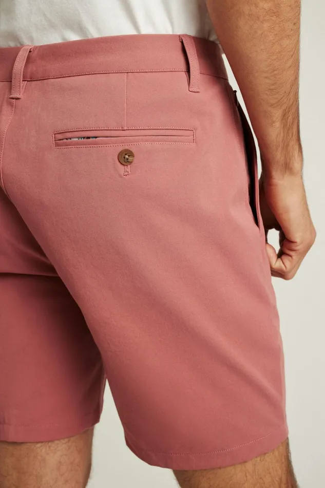 Men Casual Shorts Bonobos The Chino Short 20 Withered Rose