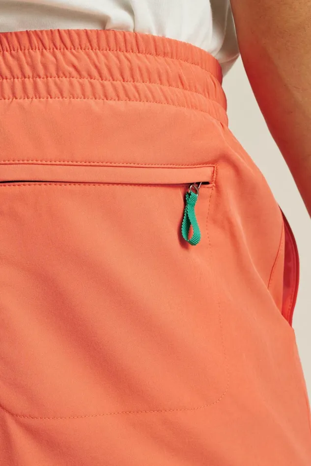 Men Casual Shorts Bonobos The Rec Short Coral Color Block