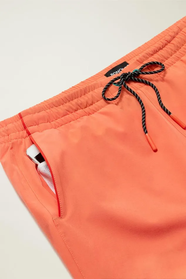 Men Casual Shorts Bonobos The Rec Short Coral Color Block