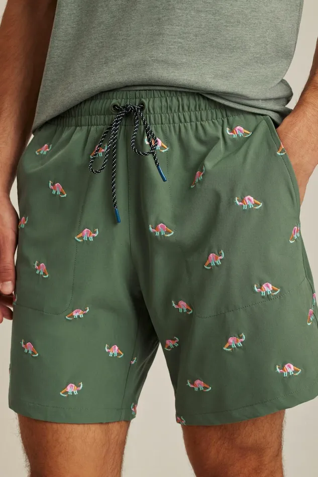Men Casual Shorts Bonobos The Rec Short Modern Brontosaurus