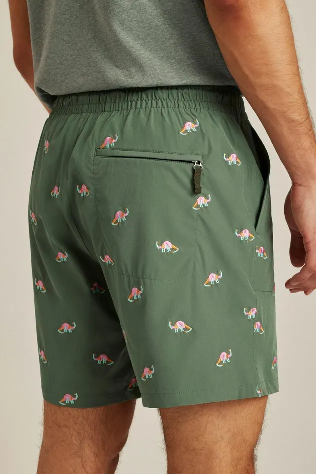 Men Casual Shorts Bonobos The Rec Short Modern Brontosaurus