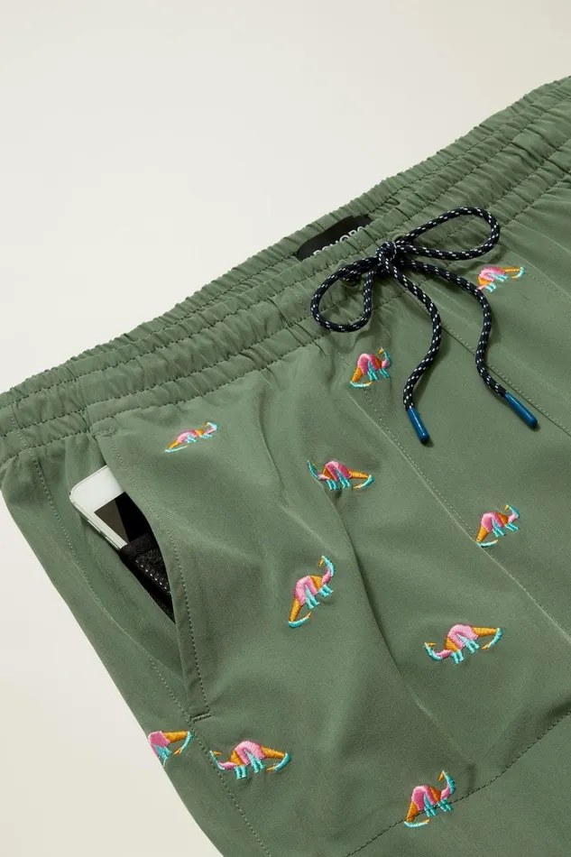 Men Casual Shorts Bonobos The Rec Short Modern Brontosaurus