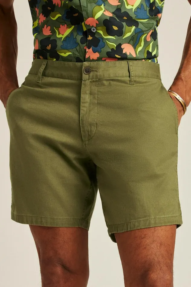 Men Casual Shorts Bonobos Weekend Chino Shorts Olive Branch