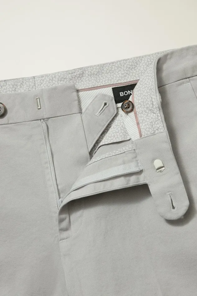 Men Chino Shorts Bonobos Italian Stretch Chino Shorts Silver Mist