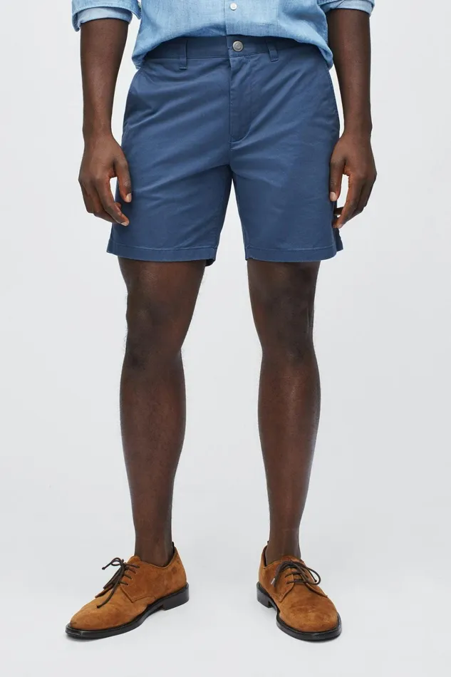 Men Chino Shorts Bonobos Stretch Washed Chino Shorts Faded Navy