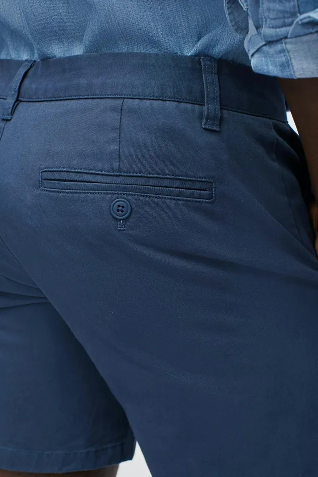 Men Chino Shorts Bonobos Stretch Washed Chino Shorts Faded Navy