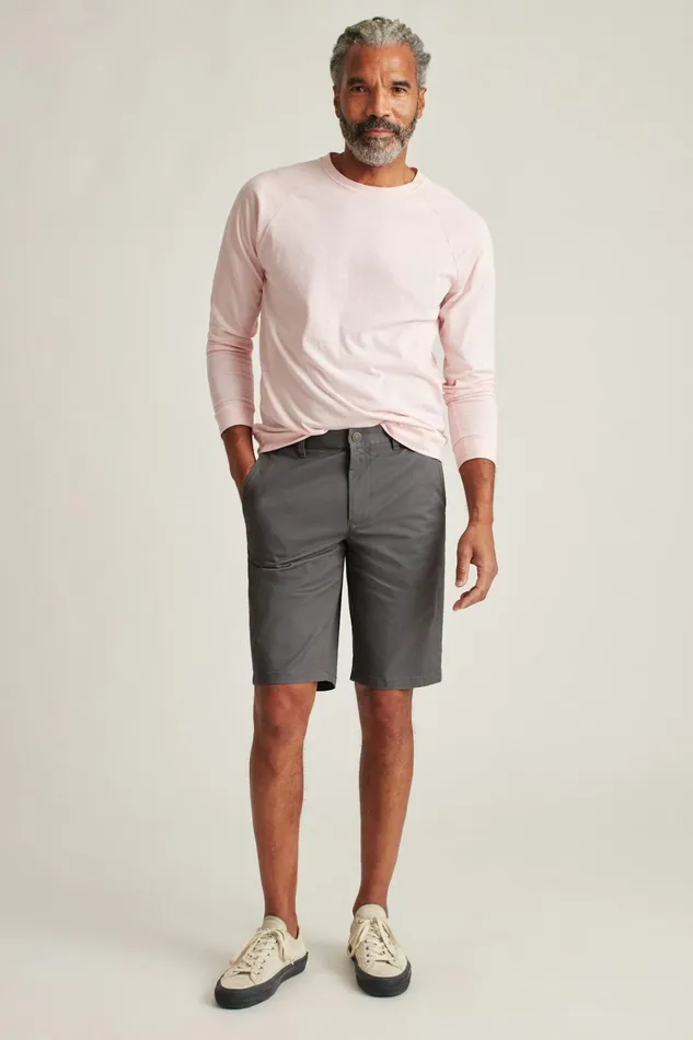 Men Chino Shorts Bonobos Stretch Washed Chino Shorts Grey