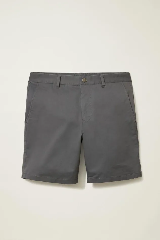 Men Chino Shorts Bonobos Stretch Washed Chino Shorts Grey