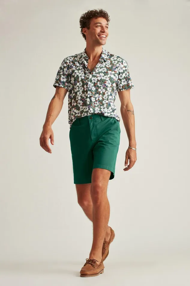 Men Chino Shorts Bonobos Stretch Washed Chino Shorts Sage Leaf