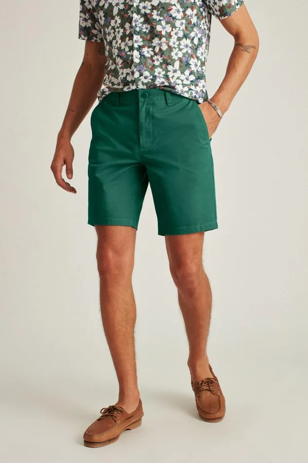 Men Chino Shorts Bonobos Stretch Washed Chino Shorts Sage Leaf