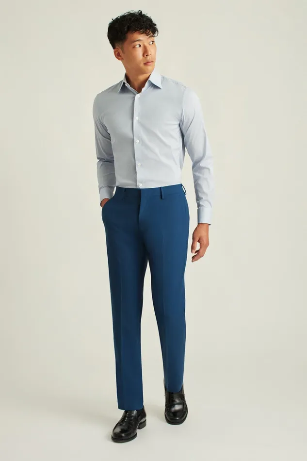 Men Dress Pants Bonobos Italian Stretch Wool Dress Pants Midnight Blue