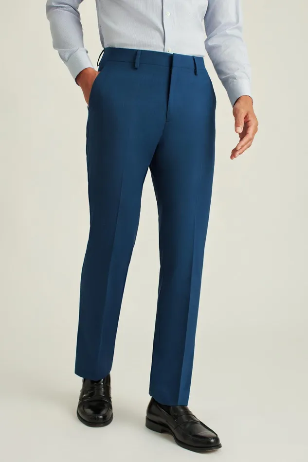 Men Dress Pants Bonobos Italian Stretch Wool Dress Pants Midnight Blue