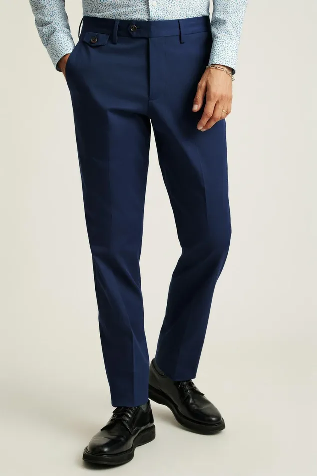 Men Dress Pants Bonobos Jetsetter Italian Cotton Dress Pant Royal Blue