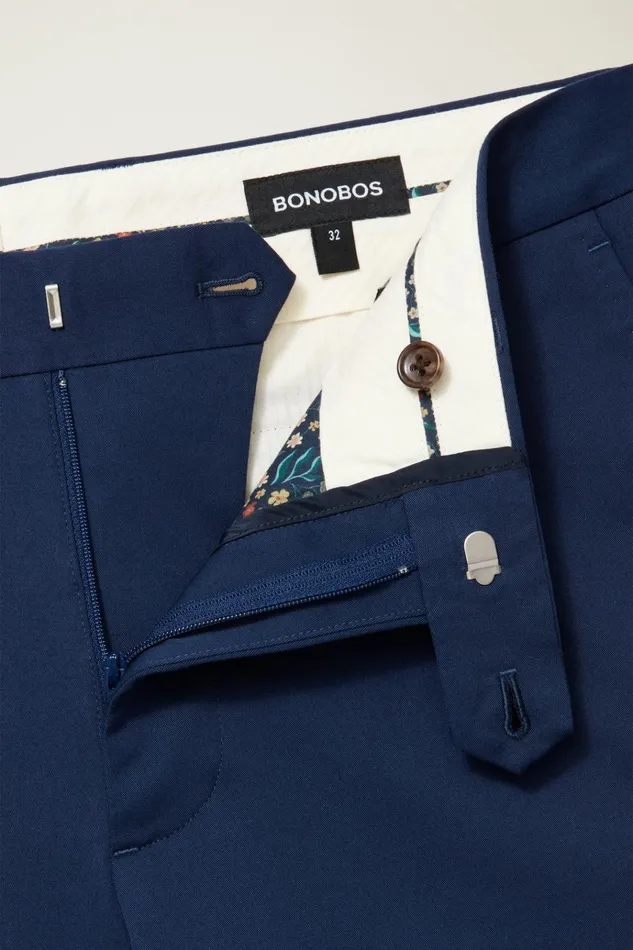Men Dress Pants Bonobos Jetsetter Italian Cotton Dress Pant Royal Blue