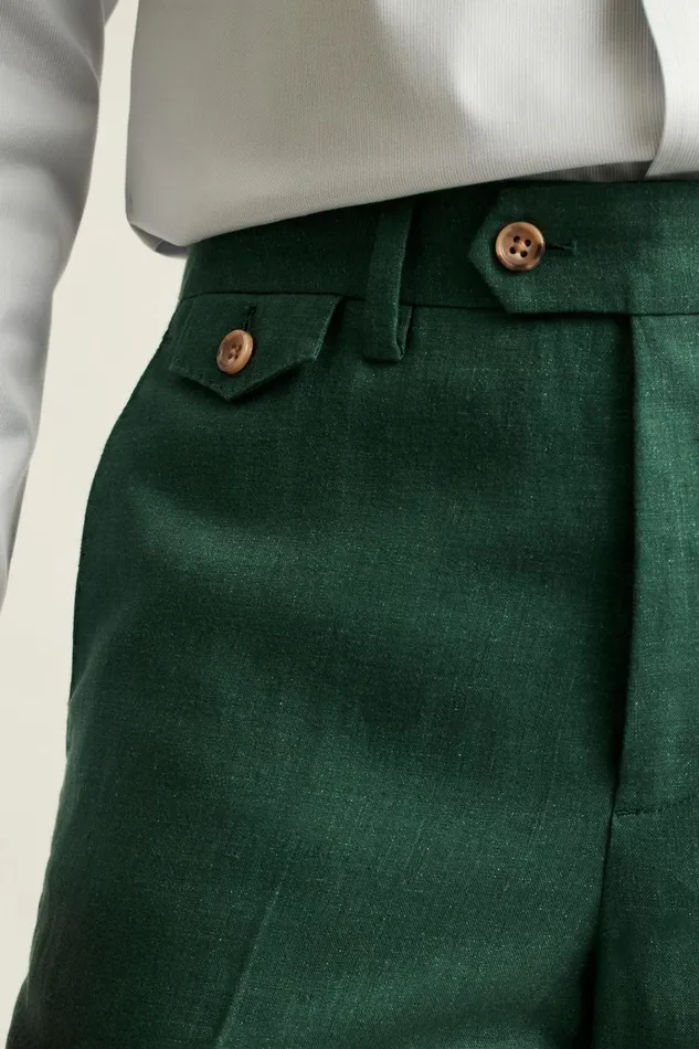 Men Dress Pants Bonobos Jetsetter Italian Linen Dress Pant Mineral Green