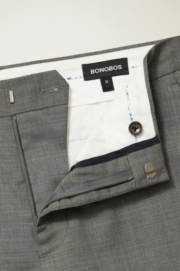 Men Dress Pants Bonobos Jetsetter Italian Wool Dress Pant Grey Sharkskin