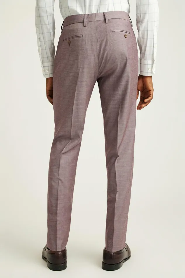 Men Dress Pants Bonobos Jetsetter Wool Dress Pant Mauve Sharkskin
