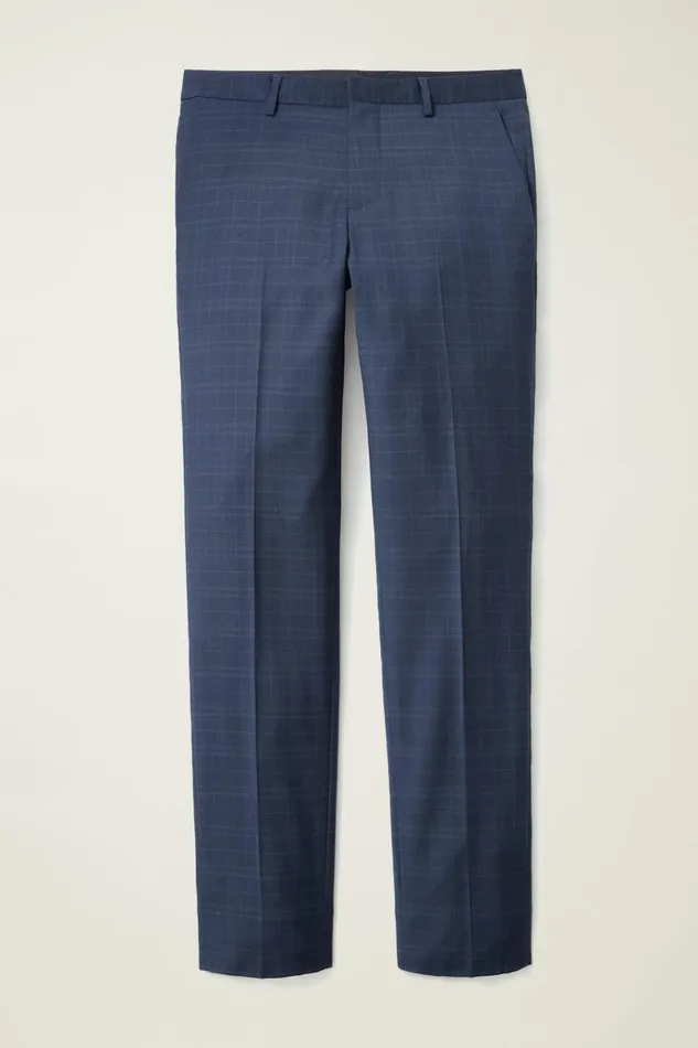 Men Dress Pants Bonobos Jetsetter Wool Dress Pant Navy Glen Plaid