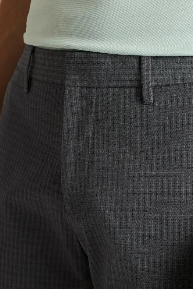 Men Dress Pants Bonobos Weekday Warrior Dress Pants Charcoal Twill Check