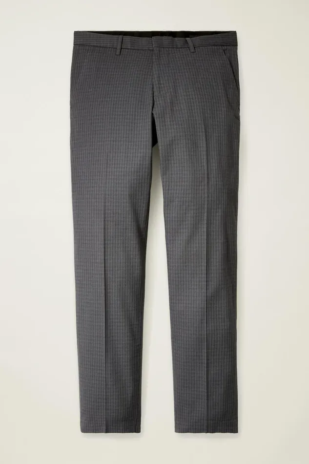 Men Dress Pants Bonobos Weekday Warrior Dress Pants Charcoal Twill Check