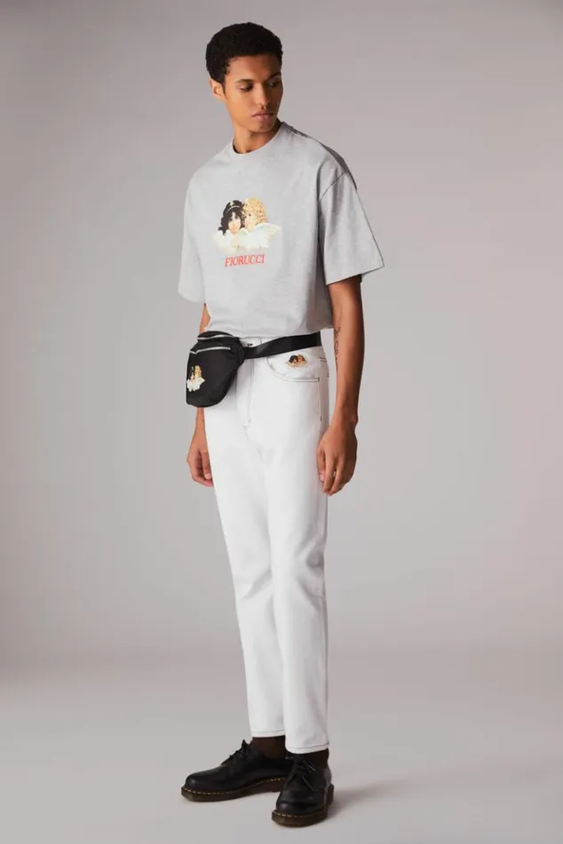 Men Fiorucci Angels TShirt Grey Grey Men Fiorucci Angels TShirt Grey Grey