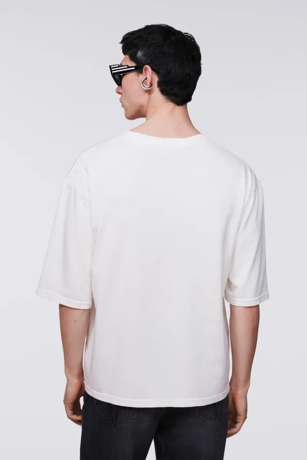 Men Fiorucci Orchid Graphic TShirt White White Men Fiorucci Orchid Graphic TShirt White White