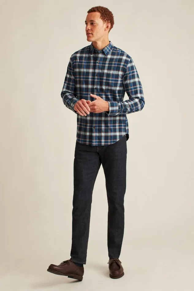 Men Flannels and Shirt Jackets Bonobos Everyday Lightweight Flannel Shirt Navy Fulton Plaid Men Flannels and Shirt Jackets Bonobos Everyday Lightweight Flannel Shirt Navy Fulton Plaid