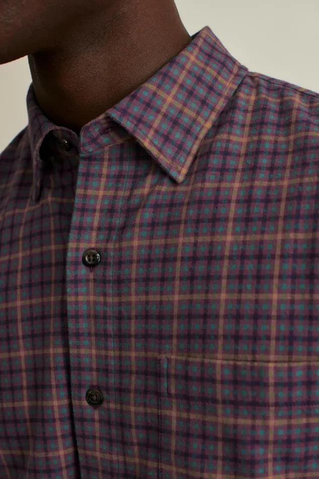 Men Flannels and Shirt Jackets Bonobos Everyday Lightweight Flannel Shirt Smoketown Check