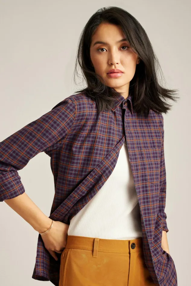 Men Flannels and Shirt Jackets Bonobos Everyday Lightweight Flannel Shirt Smoketown Check