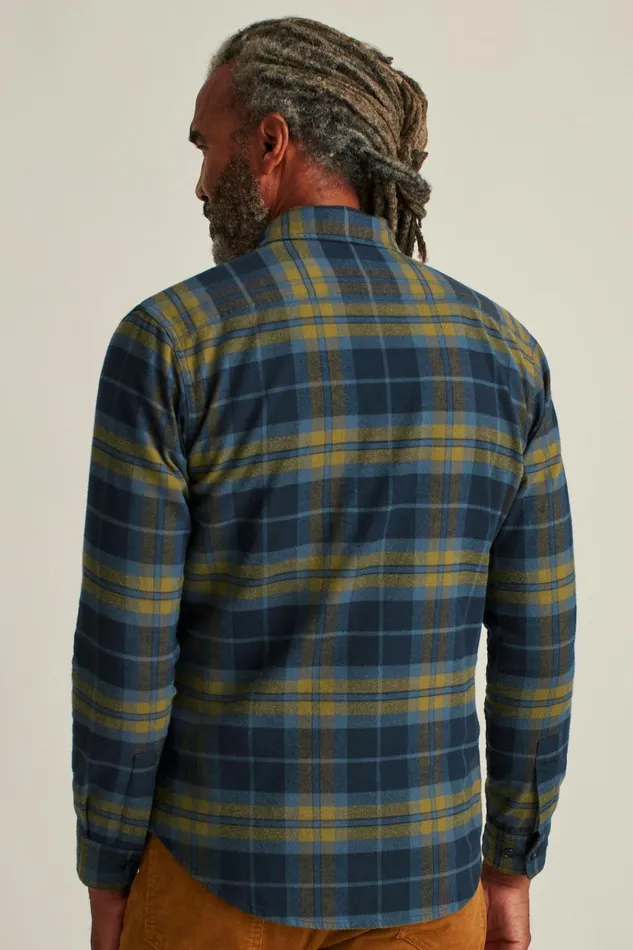 Men Flannels and Shirt Jackets Bonobos Stretch Flannel Shirt Teton Lake Plaid