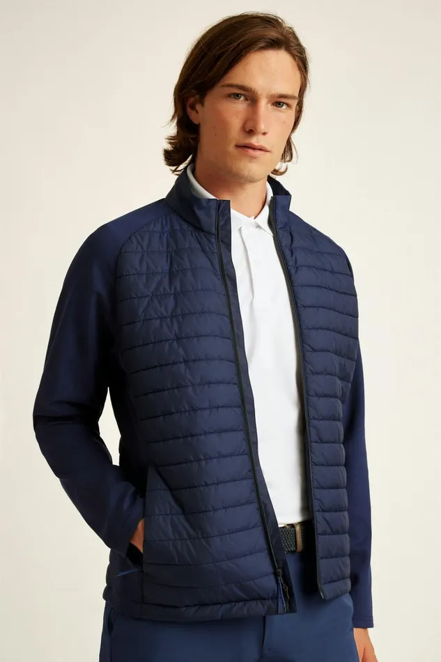 Men Golf Outerwear and Layering Bonobos The Elements Jacket Navy