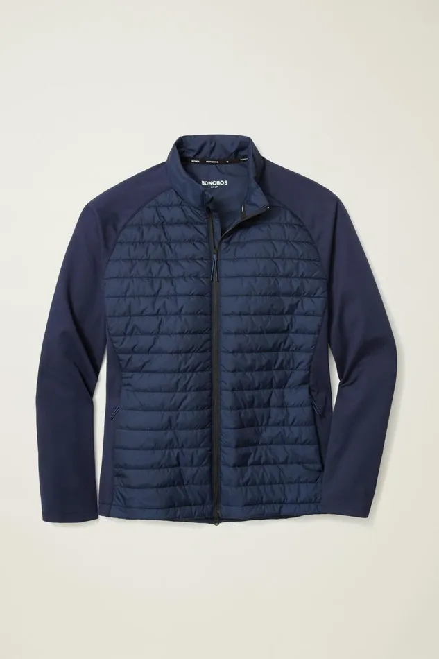 Men Golf Outerwear and Layering Bonobos The Elements Jacket Navy